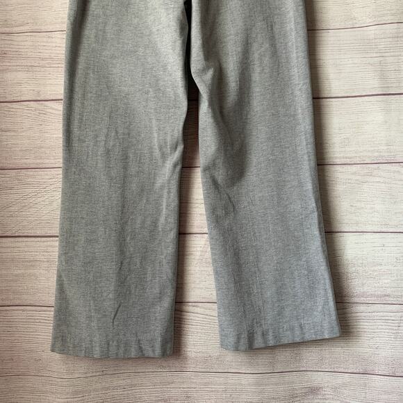 Vintage Mossimo Stretch Light Gray Capri Pants High Waisted Cotton Blend Size M - Picture 6 of 12